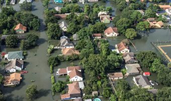 hurricane harvey covers Houston