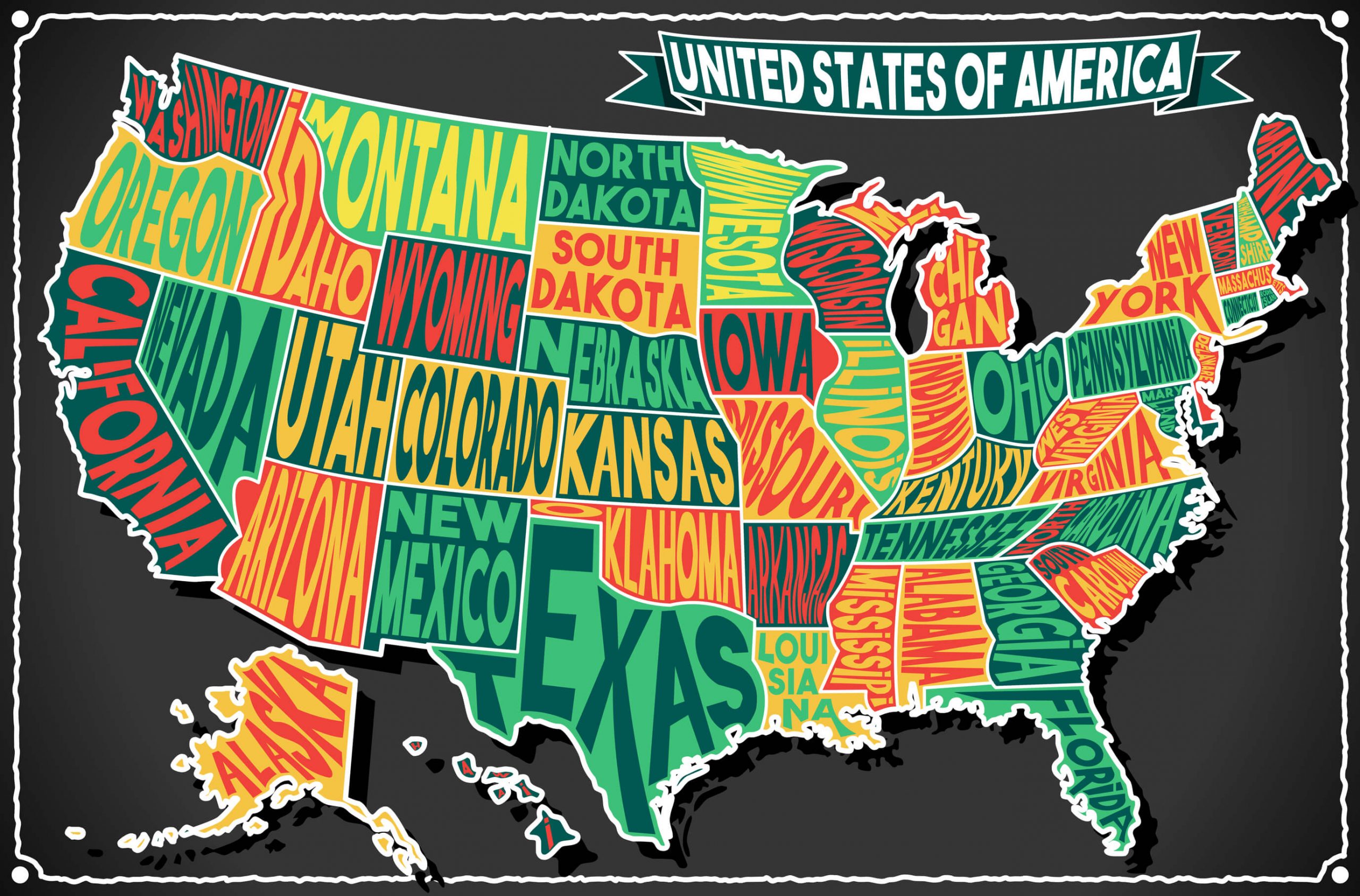 Map of United States