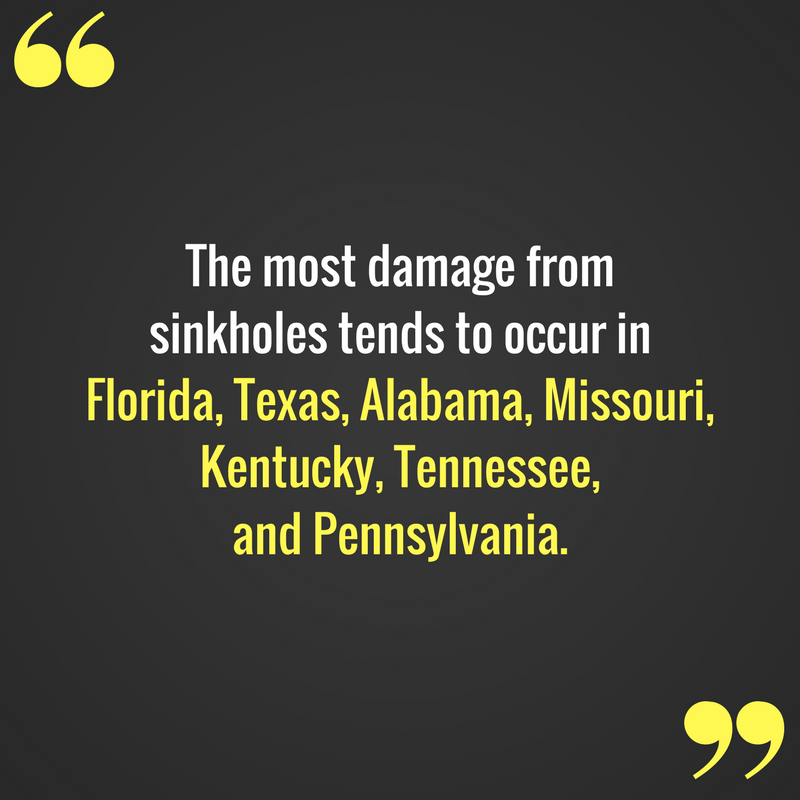 Property Damage Insurance Claims - Sinkholes